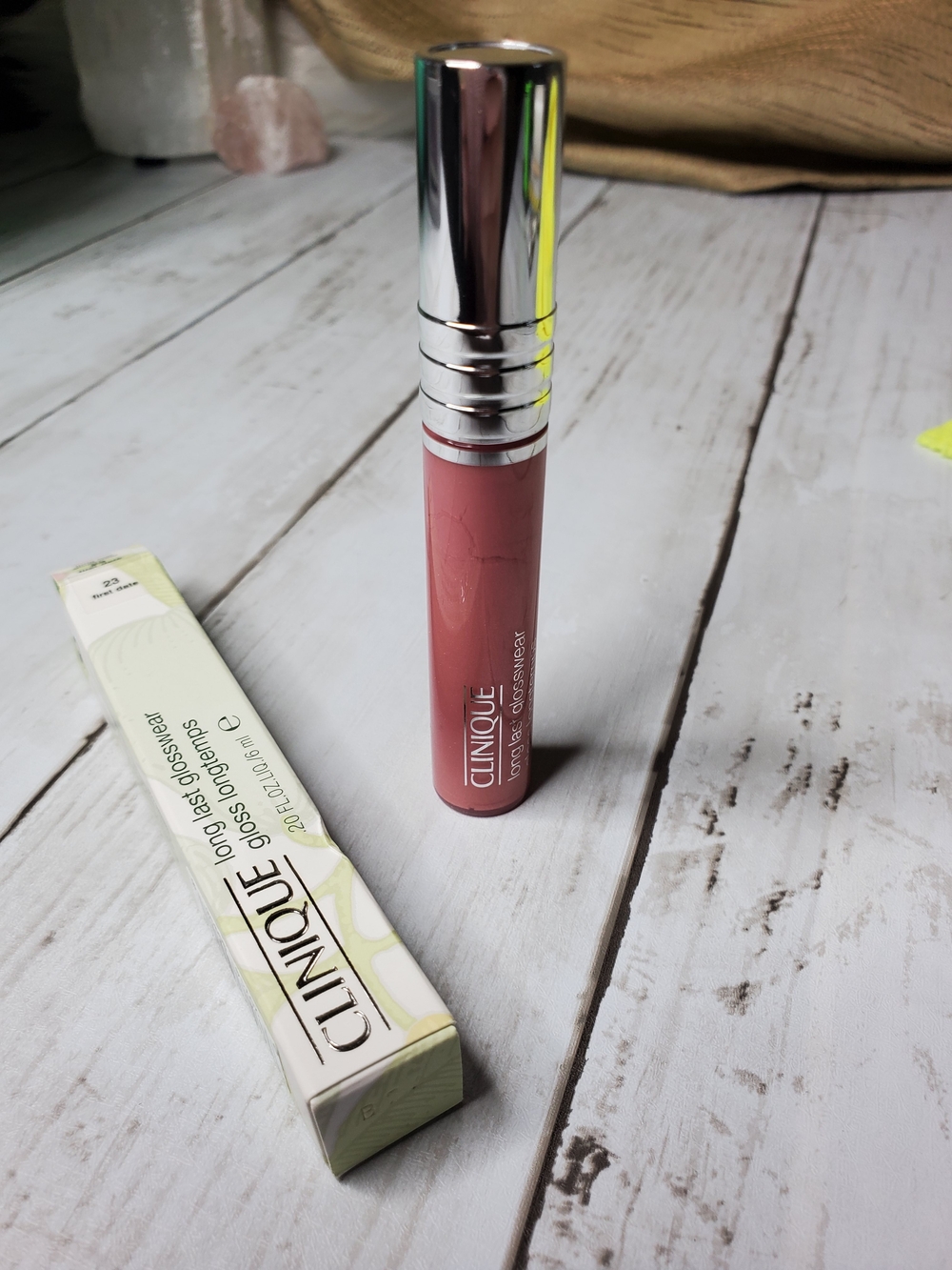 Clinique Long Last Glosswear Lip Gloss In 23 FIRST DATE - Discontinued & Rare